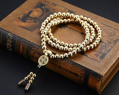 Stainless steel thunderbolt beads necklace